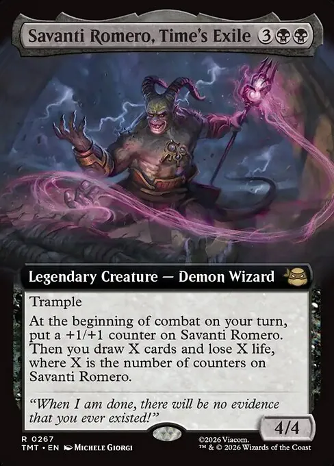 Savanti Romero, Time's Exile 267/205