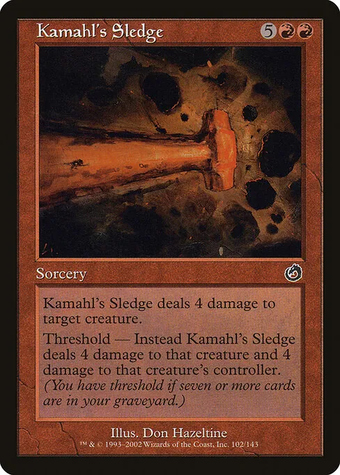 Kamahl's Sledge 102/143