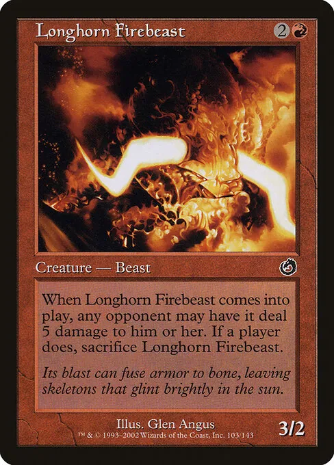 Longhorn Firebeast 103/143