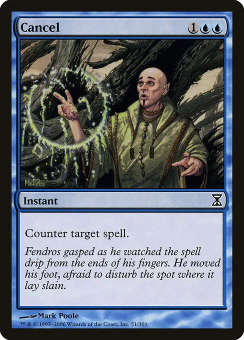 Cancel 051/301