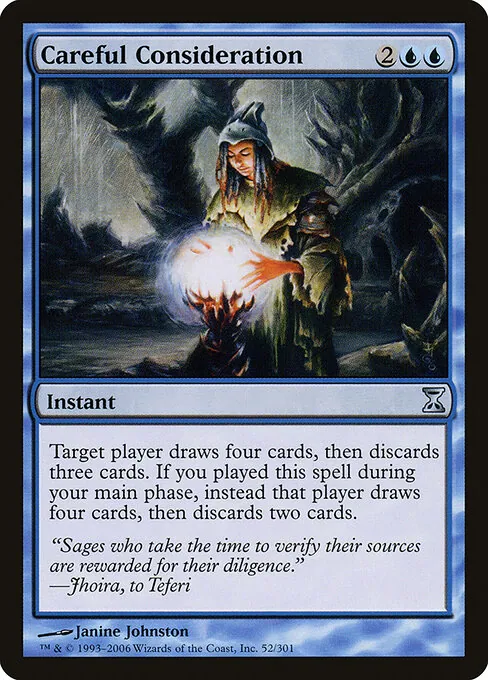 Careful Consideration 052/301