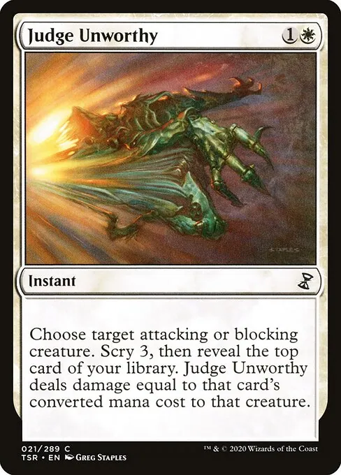 Judge Unworthy 021/410