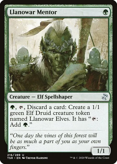 Llanowar Mentor 216/410