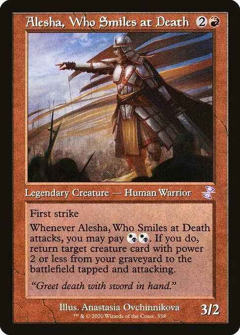 Alesha, Who Smiles at Death 338/410