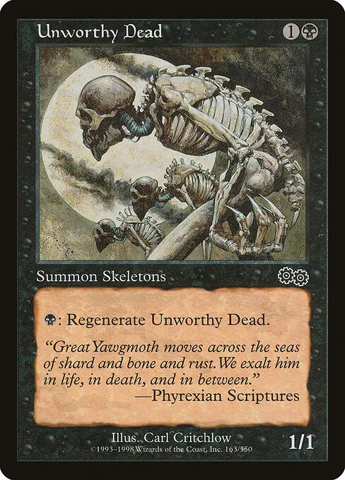 Unworthy Dead 163/350