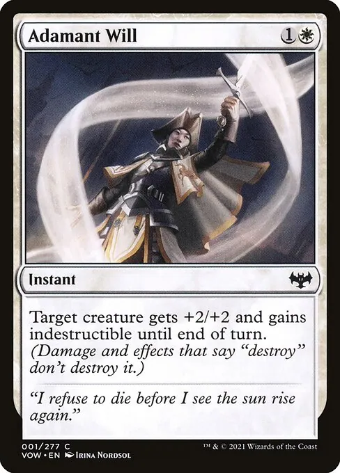 Adamant Will 001/277