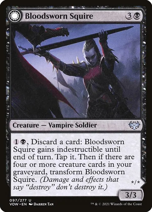 Bloodsworn Squire // Bloodsworn Knight 097/277