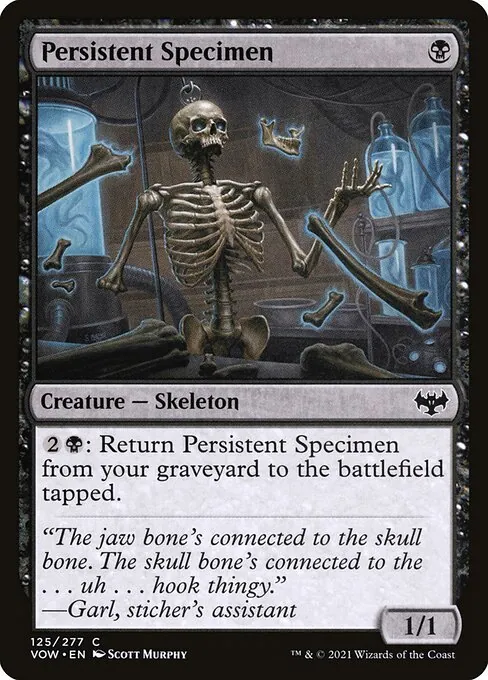 Persistent Specimen 125/277