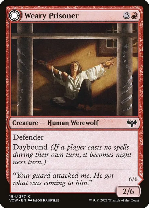 Weary Prisoner // Wrathful Jailbreaker 184/277