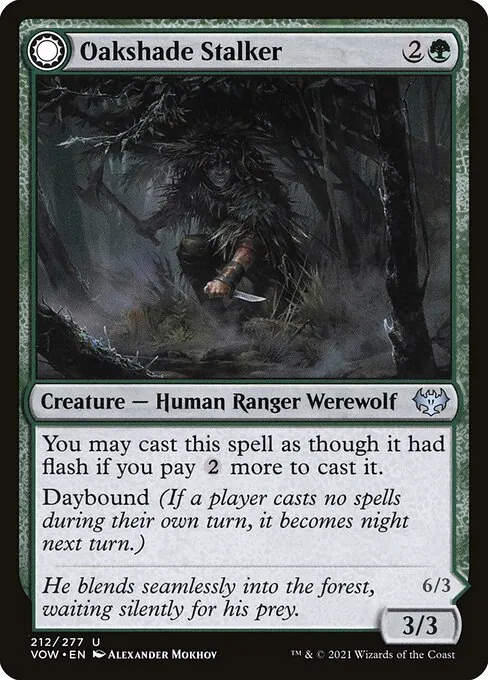 Oakshade Stalker // Moonlit Ambusher 212/277