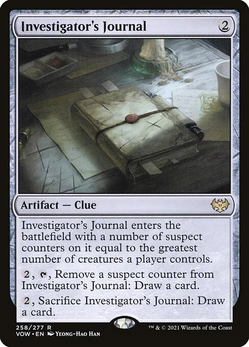 Investigator's Journal 258/277