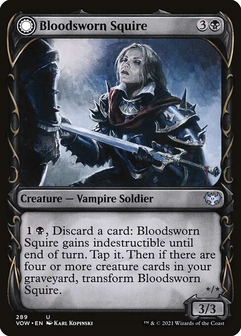 Bloodsworn Squire // Bloodsworn Knight 289/277