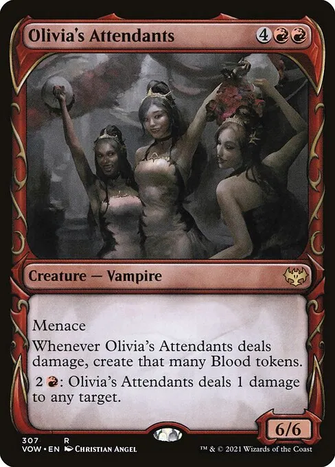 Olivia's Attendants 307/277