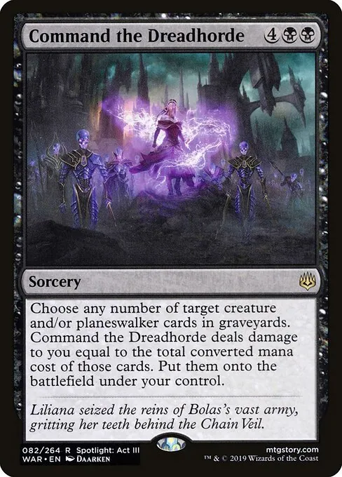 Command the Dreadhorde 082/275