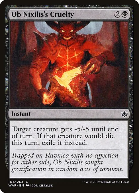 Ob Nixilis's Cruelty 101/275