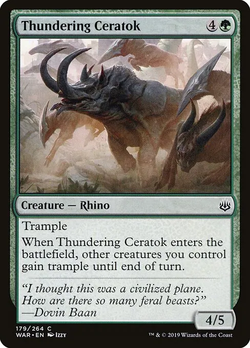 Thundering Ceratok 179/275