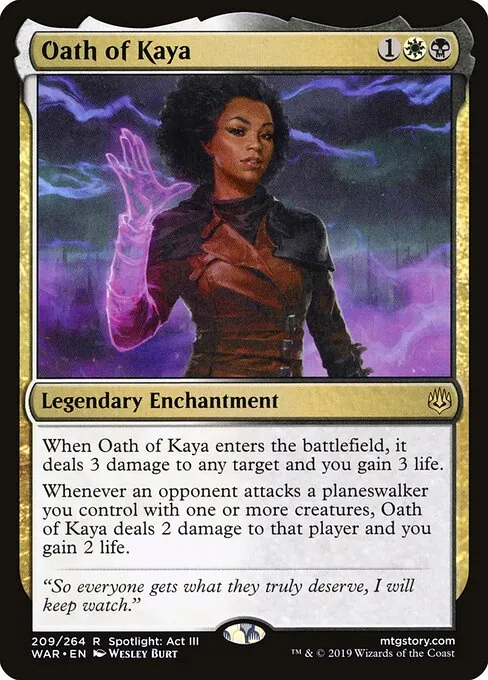 Oath of Kaya 209/275