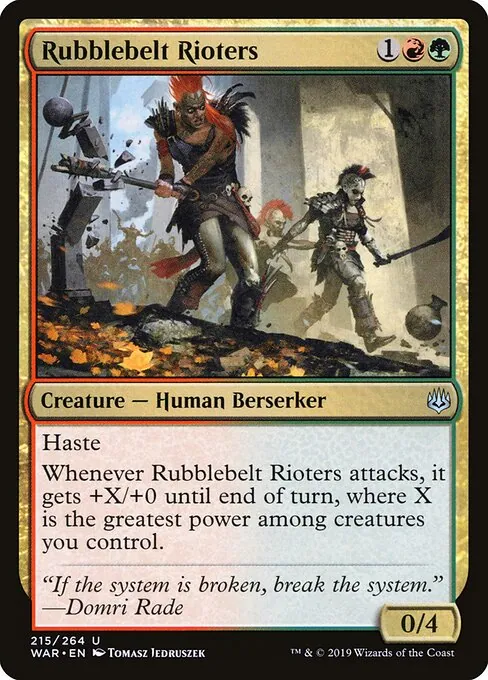 Rubblebelt Rioters 215/275
