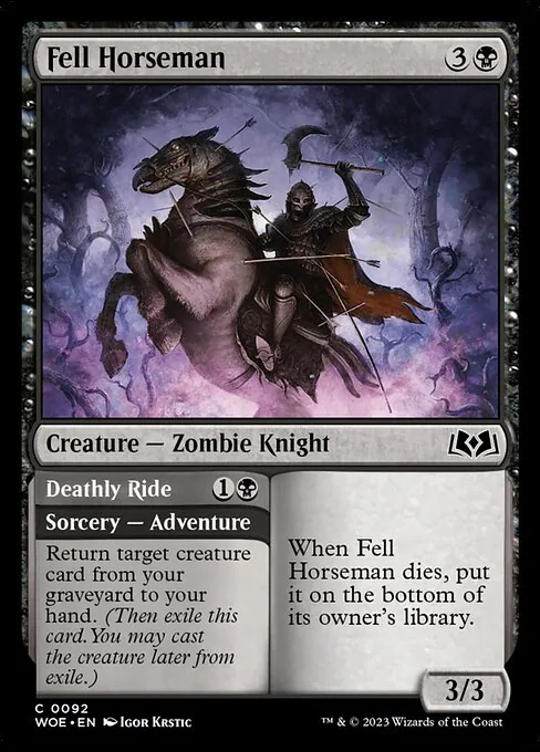 Fell Horseman // Deathly Ride 092/291