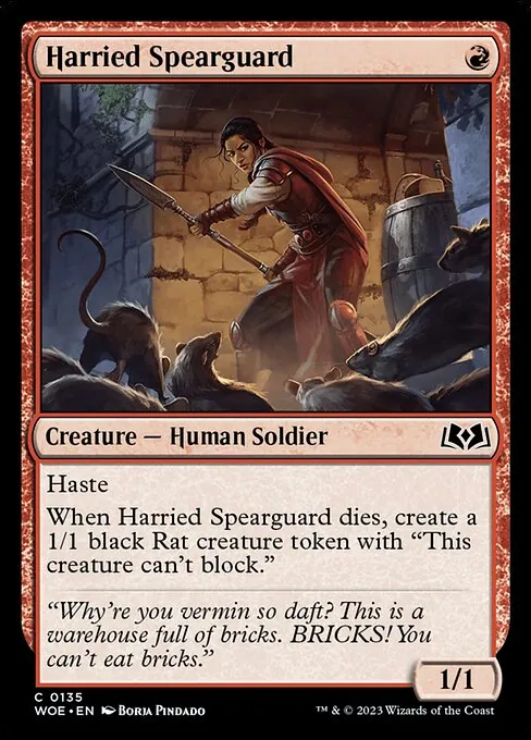 Harried Spearguard 135/291
