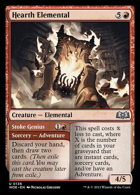 Hearth Elemental // Stoke Genius 136/291
