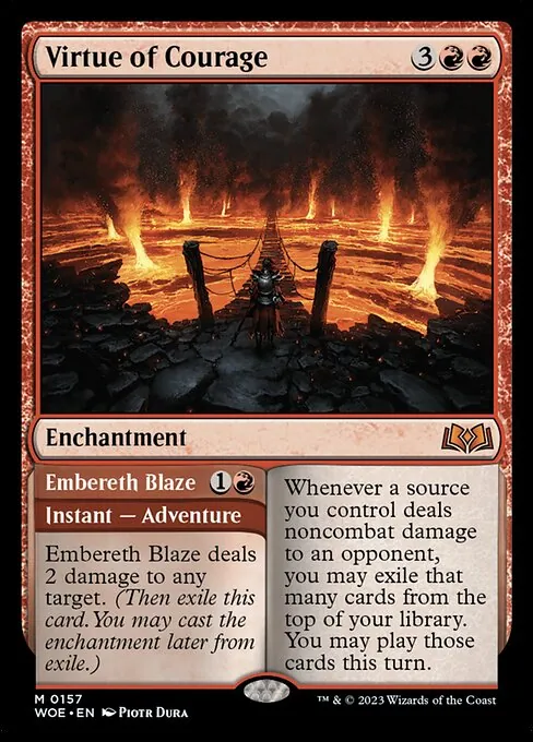 Virtue of Courage // Embereth Blaze 157/291