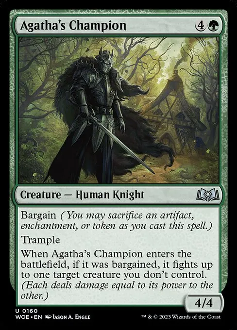 Agatha's Champion 160/291