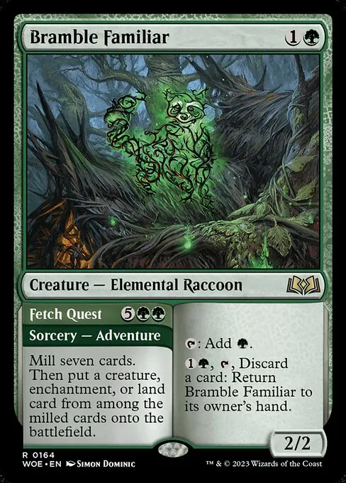 Bramble Familiar // Fetch Quest 164/291