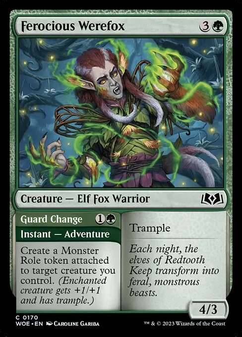 Ferocious Werefox // Guard Change 170/291