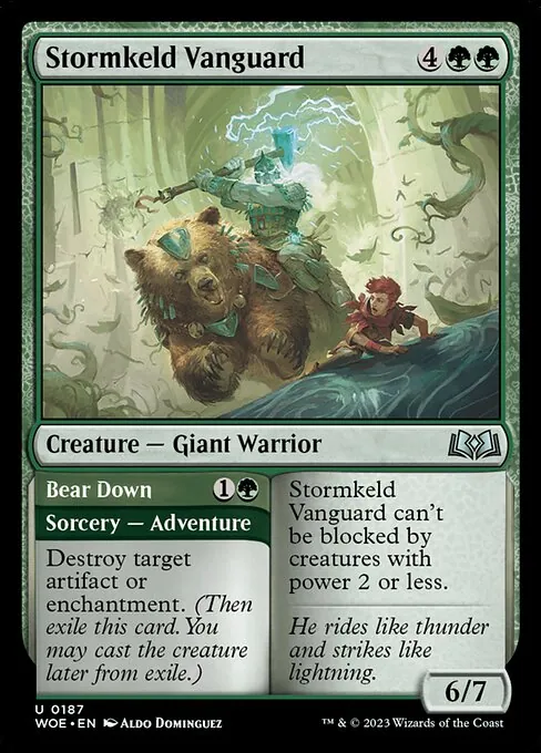 Stormkeld Vanguard // Bear Down 187/291