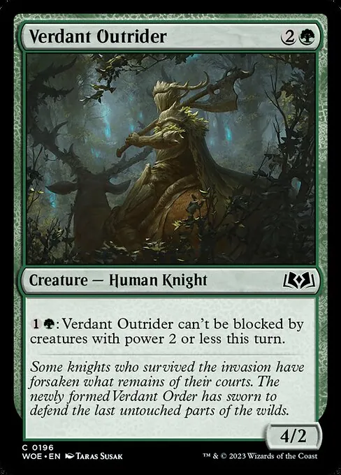 Verdant Outrider 196/291