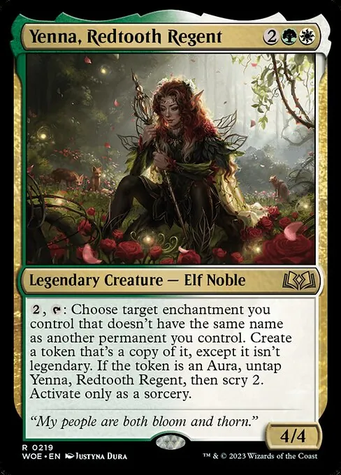 Yenna, Redtooth Regent 219/291
