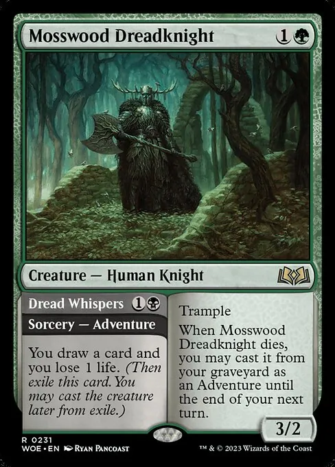 Mosswood Dreadknight // Dread Whispers 231/291