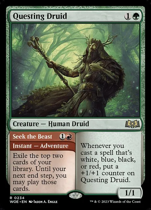 Questing Druid // Seek the Beast 234/291