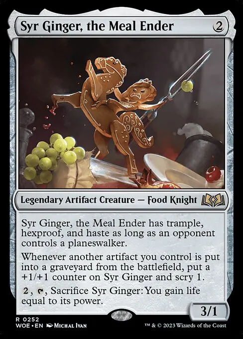 Syr Ginger, the Meal Ender 252/291