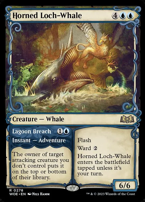 Horned Loch-Whale // Lagoon Breach 278/291