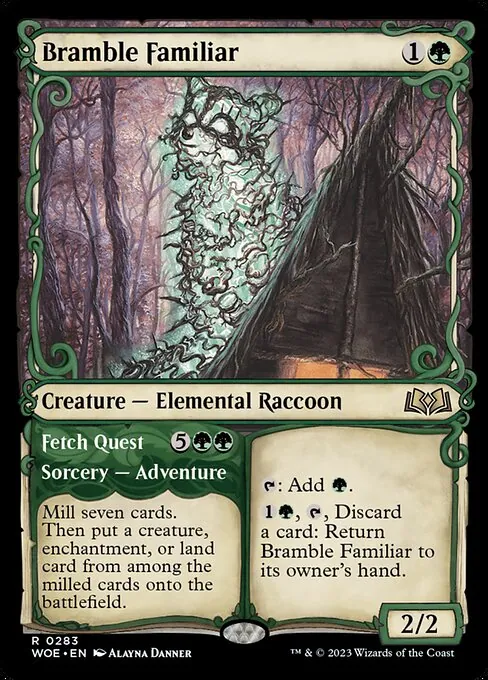 Bramble Familiar // Fetch Quest 283/291