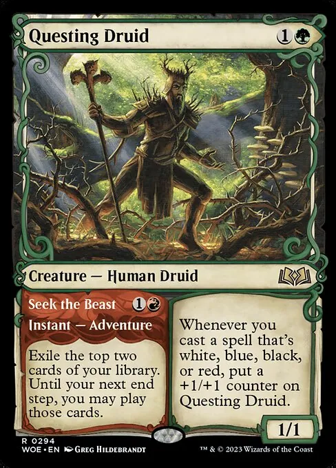 Questing Druid // Seek the Beast 294/291