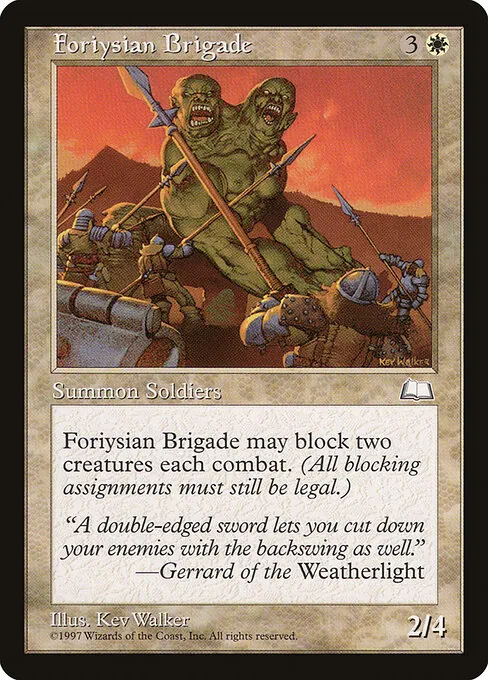 Foriysian Brigade 014/167