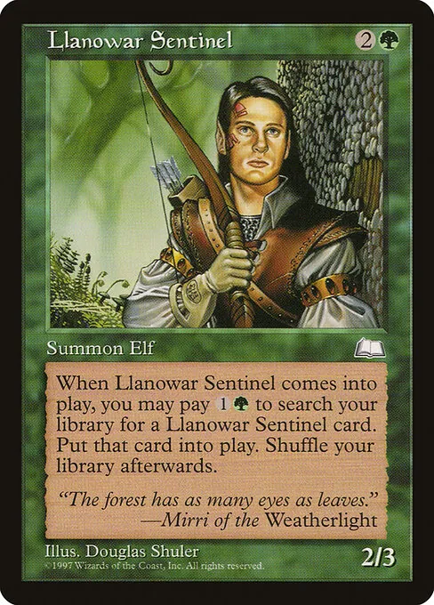 Llanowar Sentinel 134/167