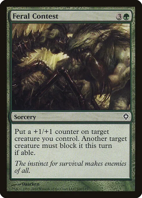 Feral Contest 100/145