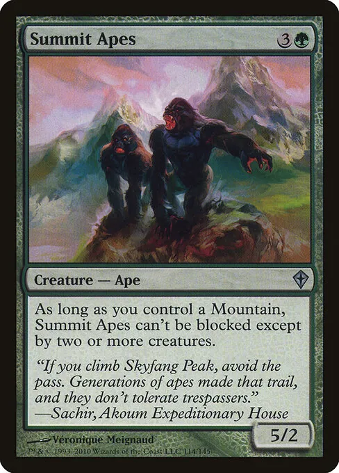 Summit Apes 114/145