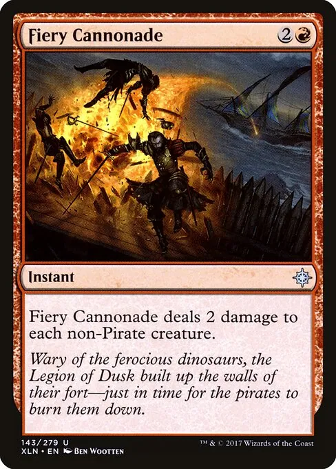 Fiery Cannonade 143/279