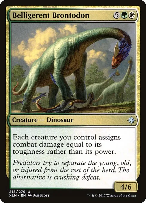Belligerent Brontodon 218/279