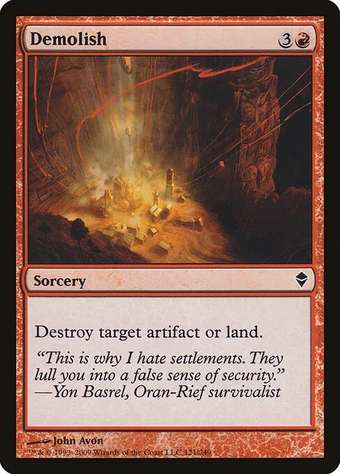Demolish 121/249