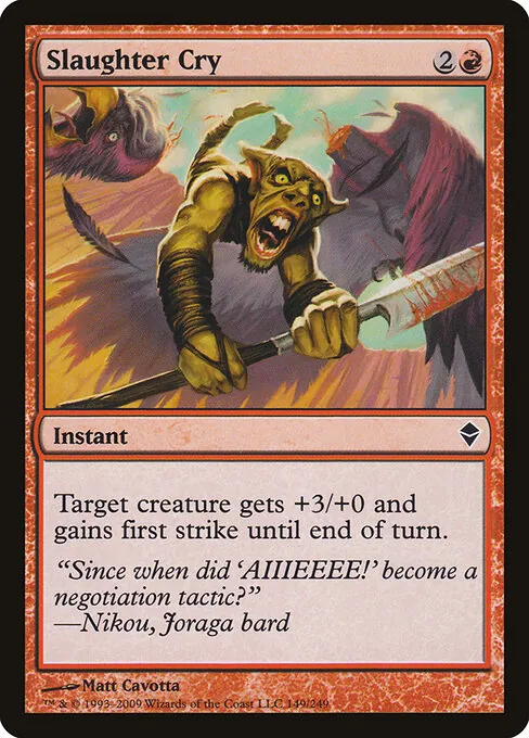 Slaughter Cry 149/249