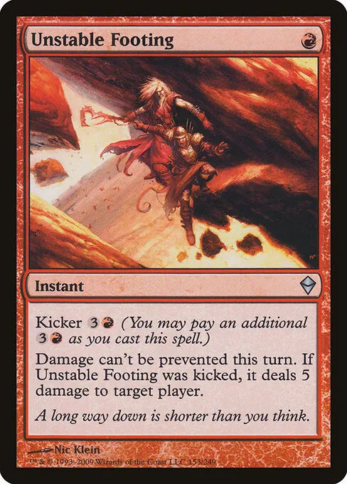 Unstable Footing 153/249