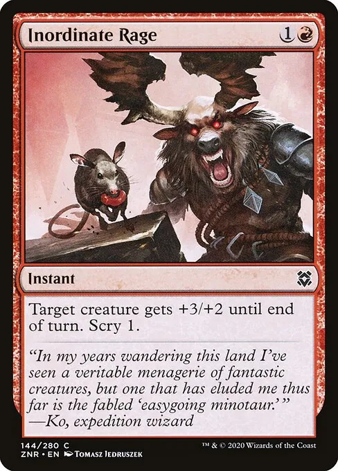 Inordinate Rage 144/280