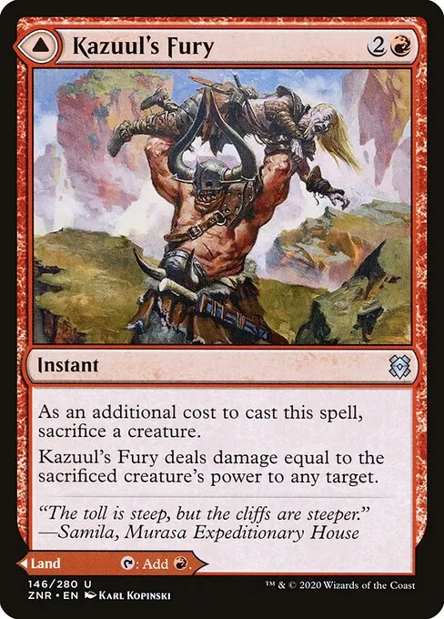 Kazuul's Fury // Kazuul's Cliffs 146/280