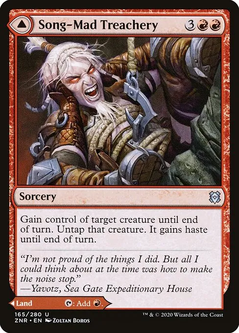 Song-Mad Treachery // Song-Mad Ruins 165/280